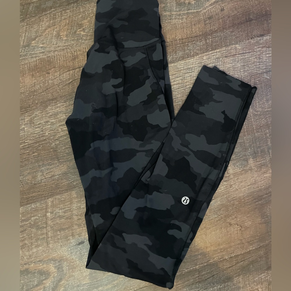 Lululemon black camo leggings